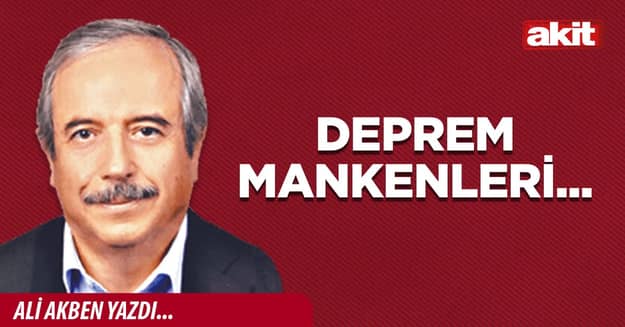 Deprem mankenleri...