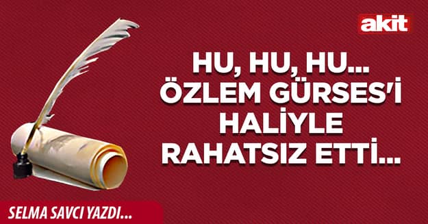 Hu, hu, hu... Özlem Gürses'i haliyle rahatsız etti...