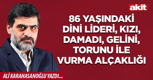 86 yaşındaki dini lideri, kızı, damadı, gelini, torunu ile vurma alçaklığı