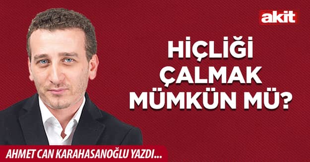 Hiçliği çalmak mümkün mü?