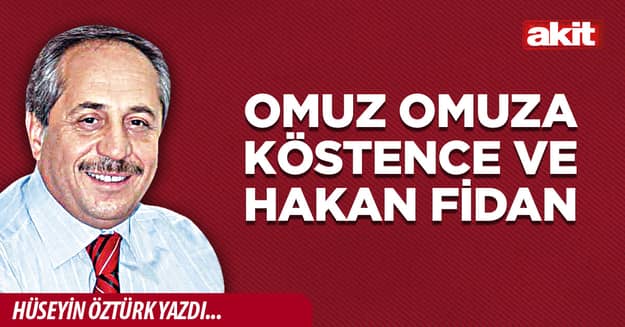 Omuz omuza Köstence ve Hakan Fidan