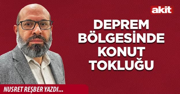 Deprem bölgesinde konut tokluğu