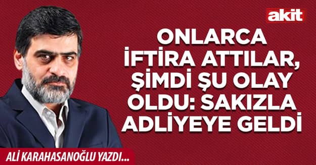 Onlarca iftira attılar, şimdi şu olay oldu: Sakızla adliyeye geldi