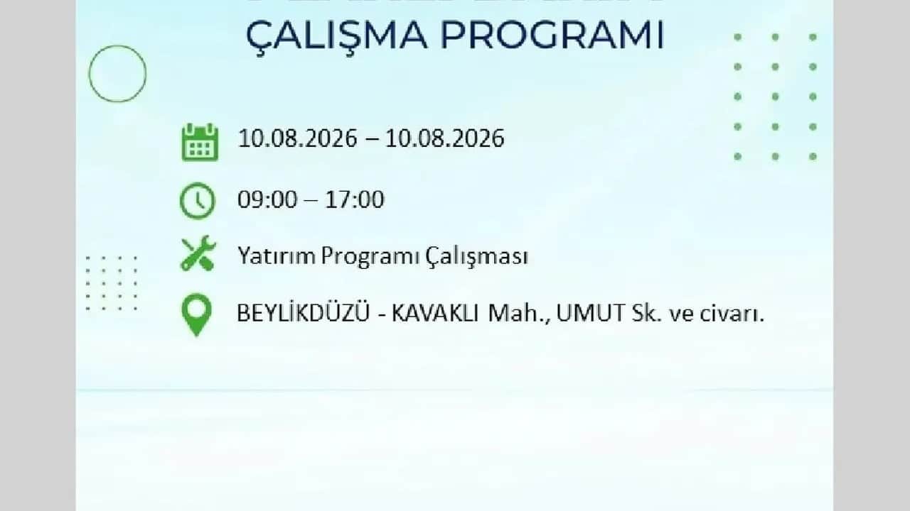 Foto - 10 Ağustos Pazartesi BEDAŞ ilçe ilçe elektriğinizi kesecek!