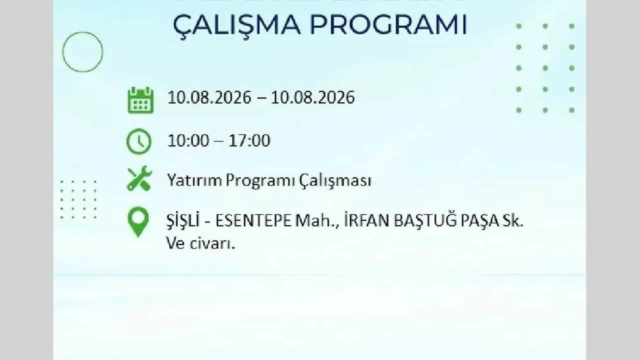 Foto - 10 Ağustos Pazartesi BEDAŞ ilçe ilçe elektriğinizi kesecek!