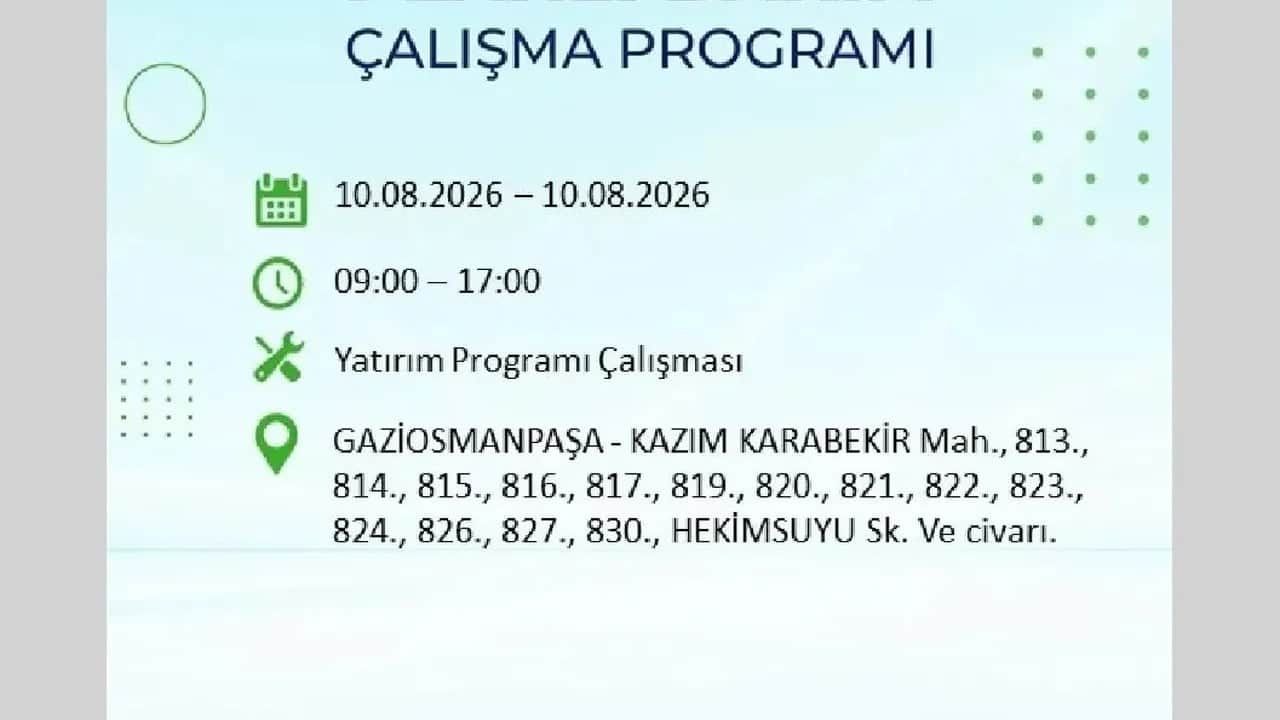Foto - 10 Ağustos Pazartesi BEDAŞ ilçe ilçe elektriğinizi kesecek!