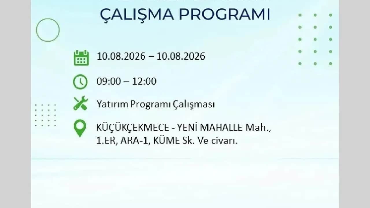 Foto - 10 Ağustos Pazartesi BEDAŞ ilçe ilçe elektriğinizi kesecek!