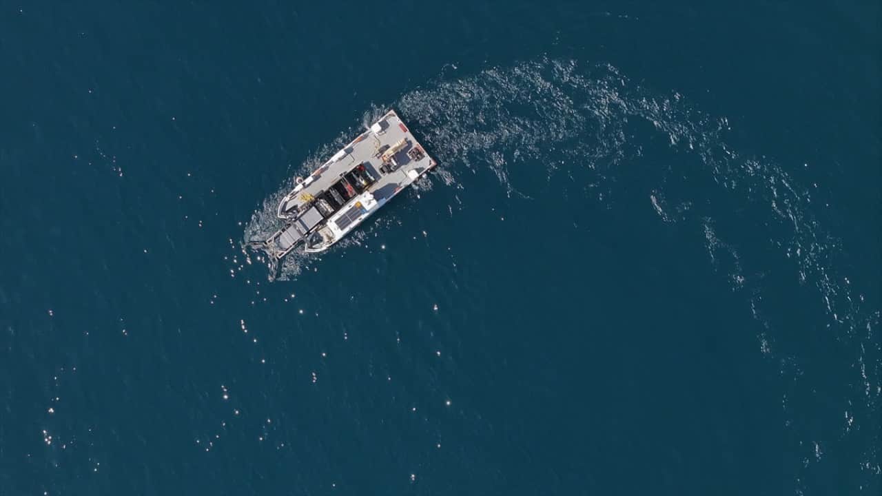 Foto - 10 günde 27 metreküp toplandı Deniz süpürgesi ile Antalya tertemiz olacak
