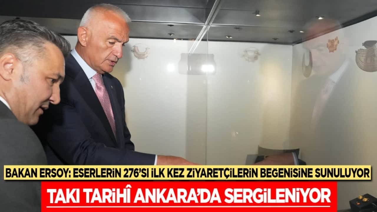 12 bin yıllık tarih 550 takıda buluştu: Takı Tarihî Ankara'da sergileniyor...
