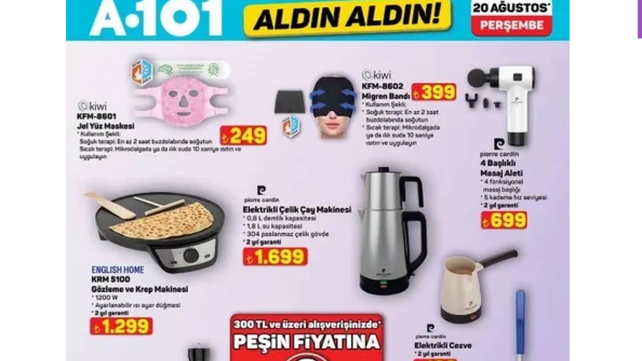 Foto - 20 Ağustos’taki bu fırsat kaçmaz: A101’e klima ve elektrikli araç geliyor!
