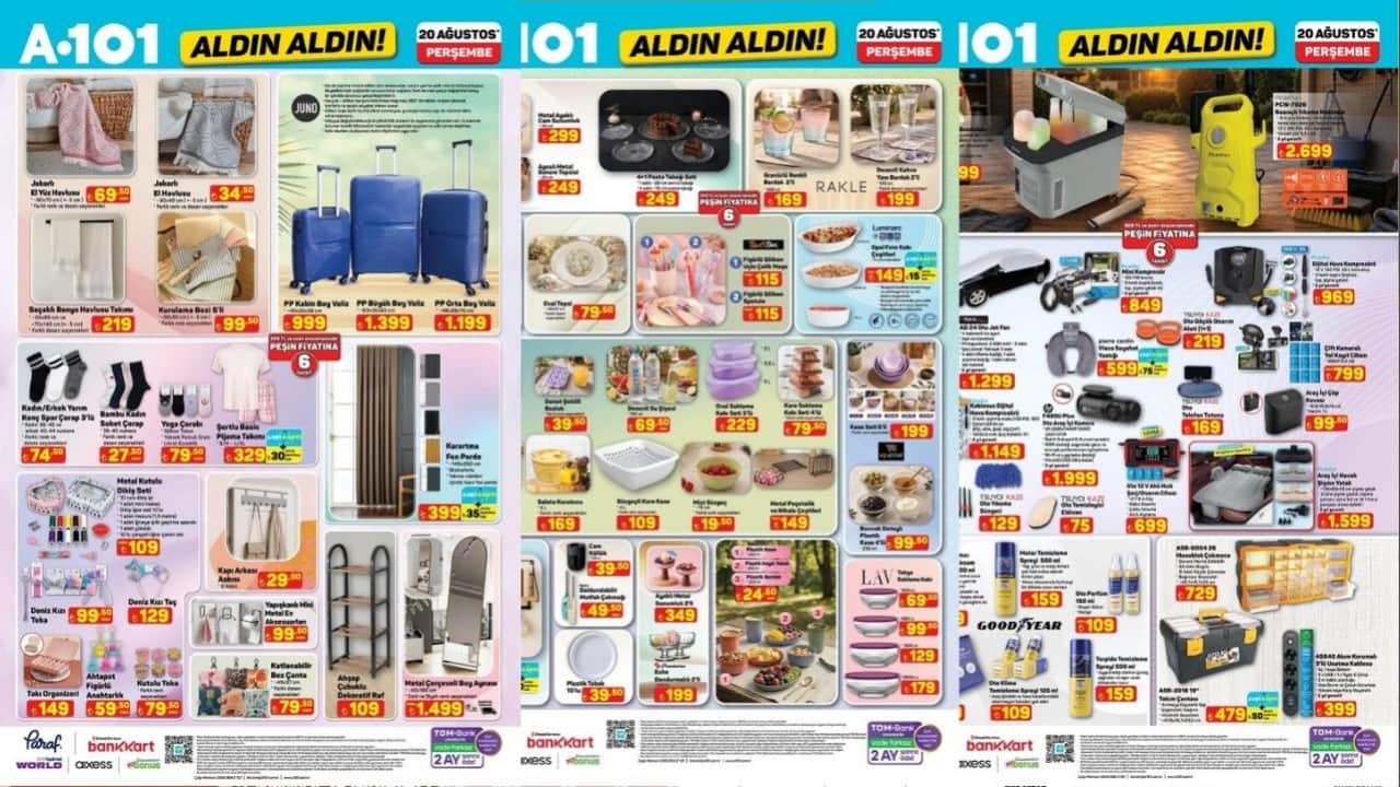  20 Ağustos’taki bu fırsat kaçmaz: A101’e klima ve elektrikli araç geliyor!