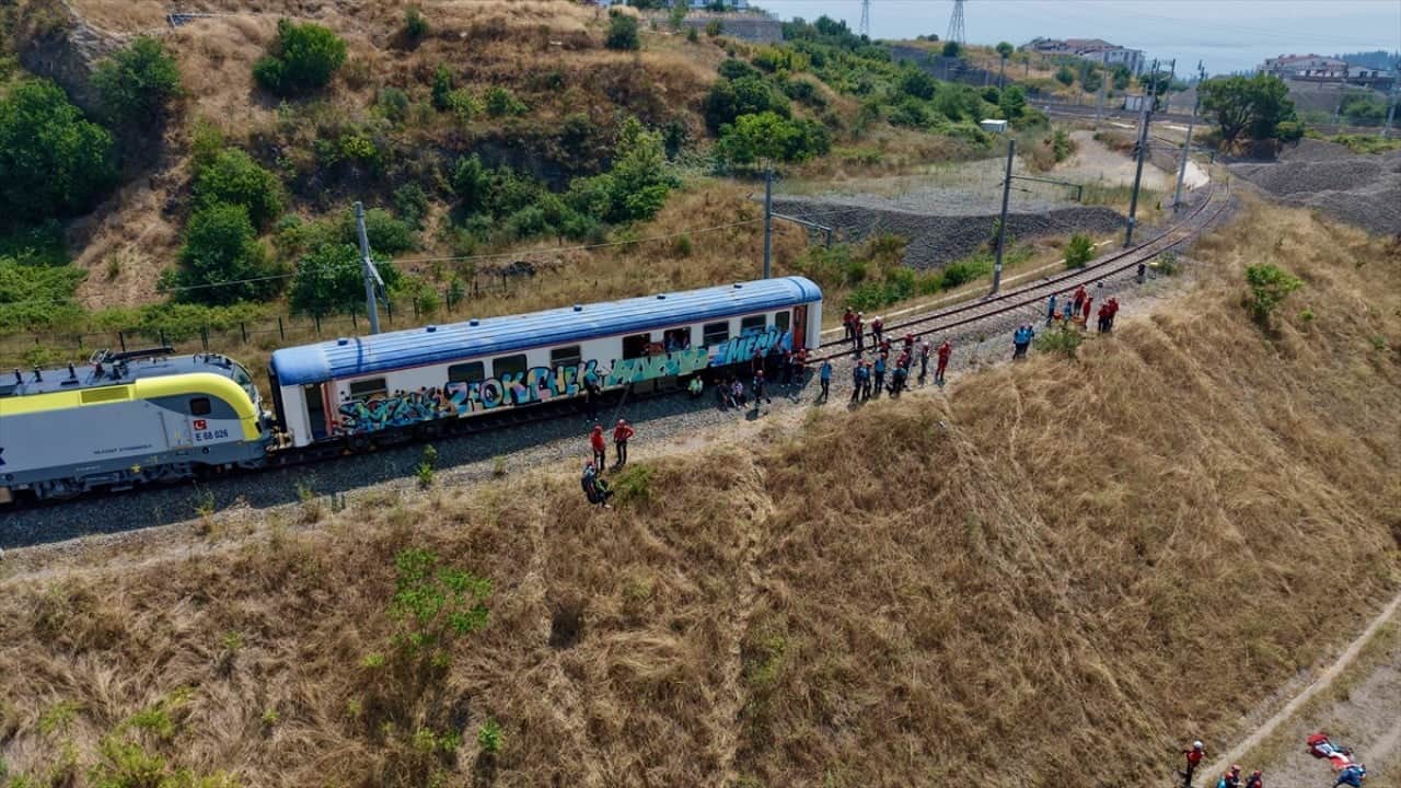 3 ilden ekipler katıldı! Hızlı tren kazası tatbikatı yapıldı