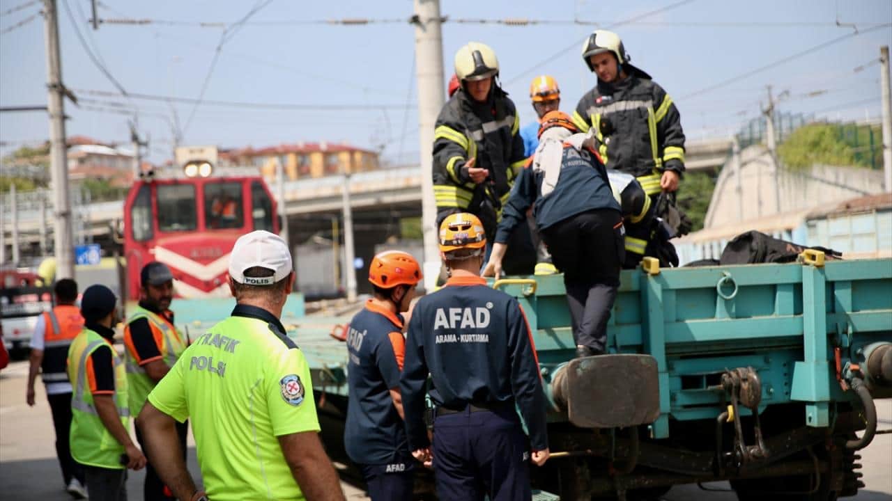 Foto - 3 ilden ekipler katıldı! Hızlı tren kazası tatbikatı yapıldı