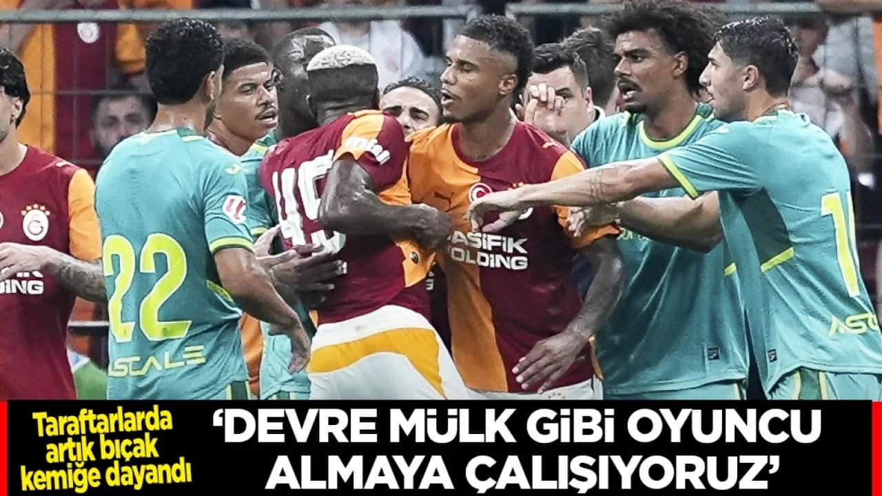 4 yıl üst üste şampiyona olan takım ama... Devre mülk gibi oyuncu almaya çalışıyoruz!