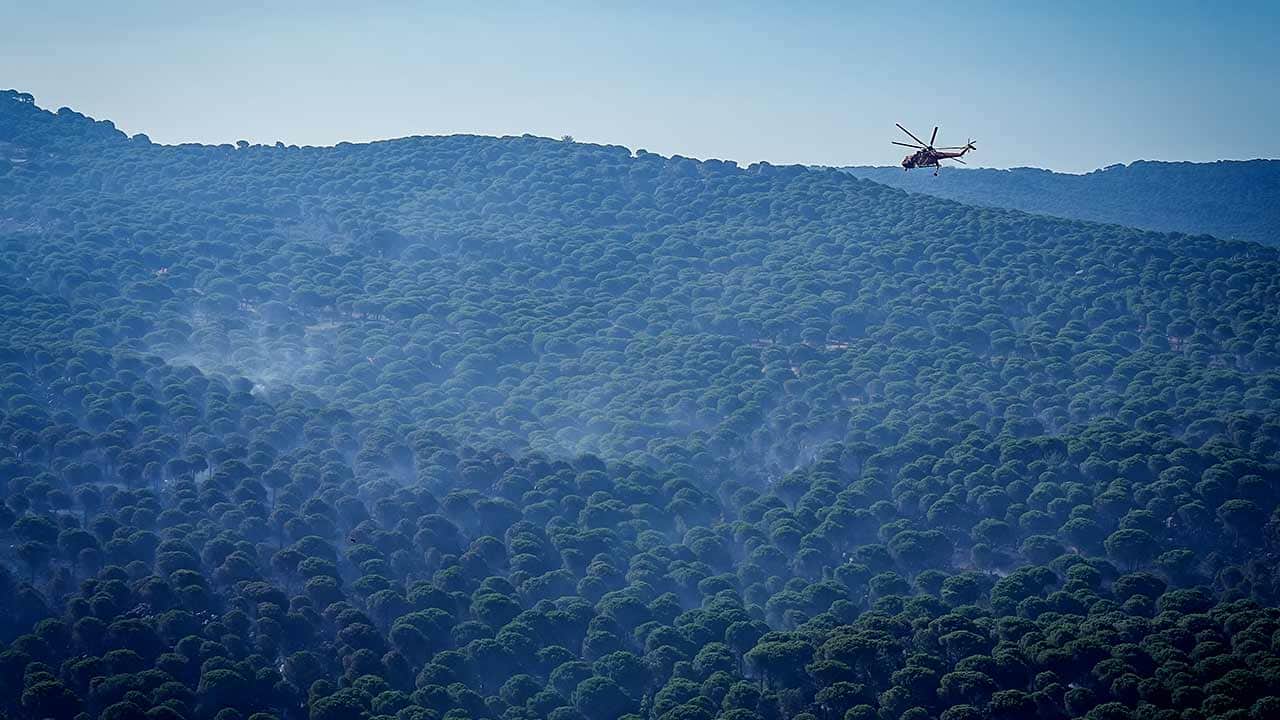Foto - 5 uçak, 6 helikopter ve onlarca itfaiye ekibi bölgede... Balıkesir'de canhıraş mücadele