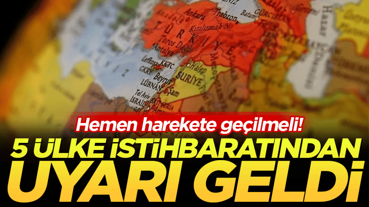 5 ülkenin istihbaratından acil çağrı: Hemen harekete geçilmeli!