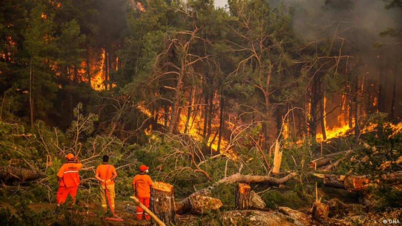 Foto - 60 bin kişi tahliye edildi ABD için için yanıyor