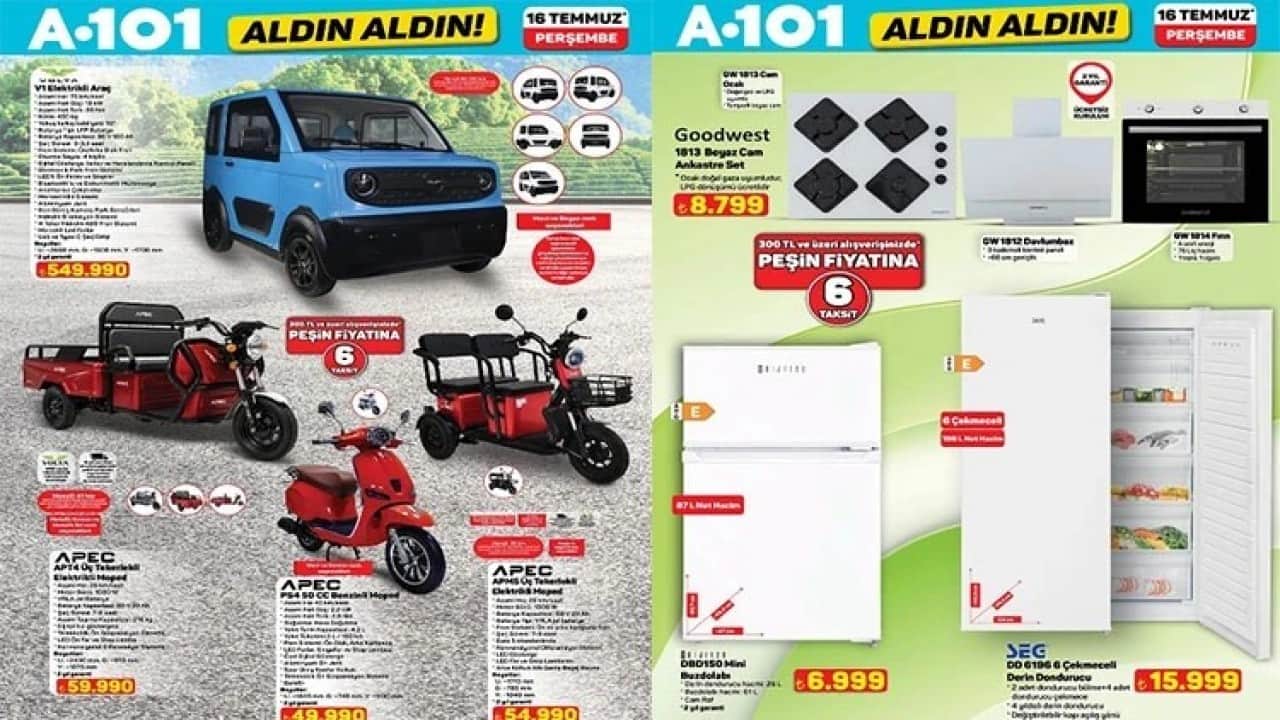 Foto - A101’de 16 Temmuz aktüel ürünleri belli oldu! Elektronik şöleni