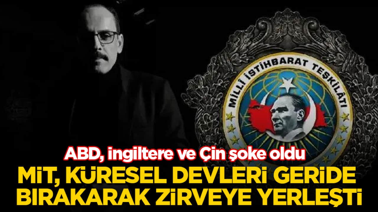 ABD, İngiltere ve Çin şoke oldu: MİT, küresel devleri geride bırakarak dünyanın zirvesine yerleşti