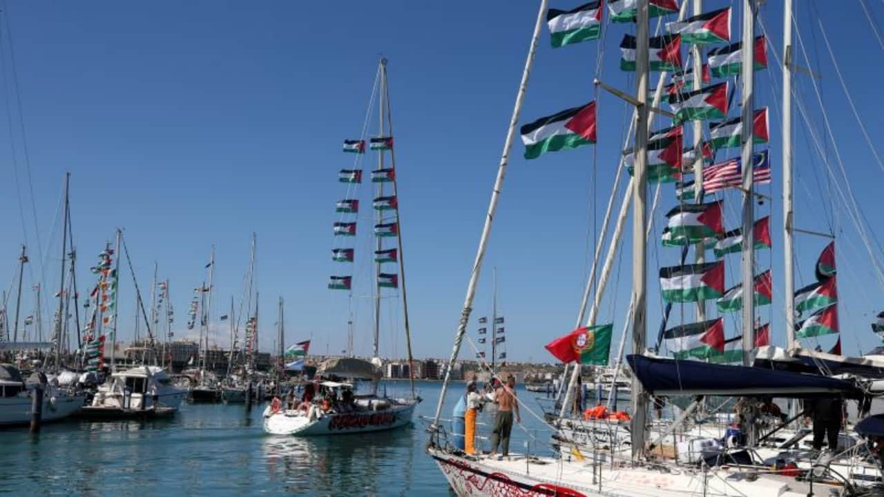 Foto - Ajanslar son dakika koduyla duyuruyor... Katil İsrail’in alıkoyduğu Sumud Filosu ile ilgili flaş gelişme