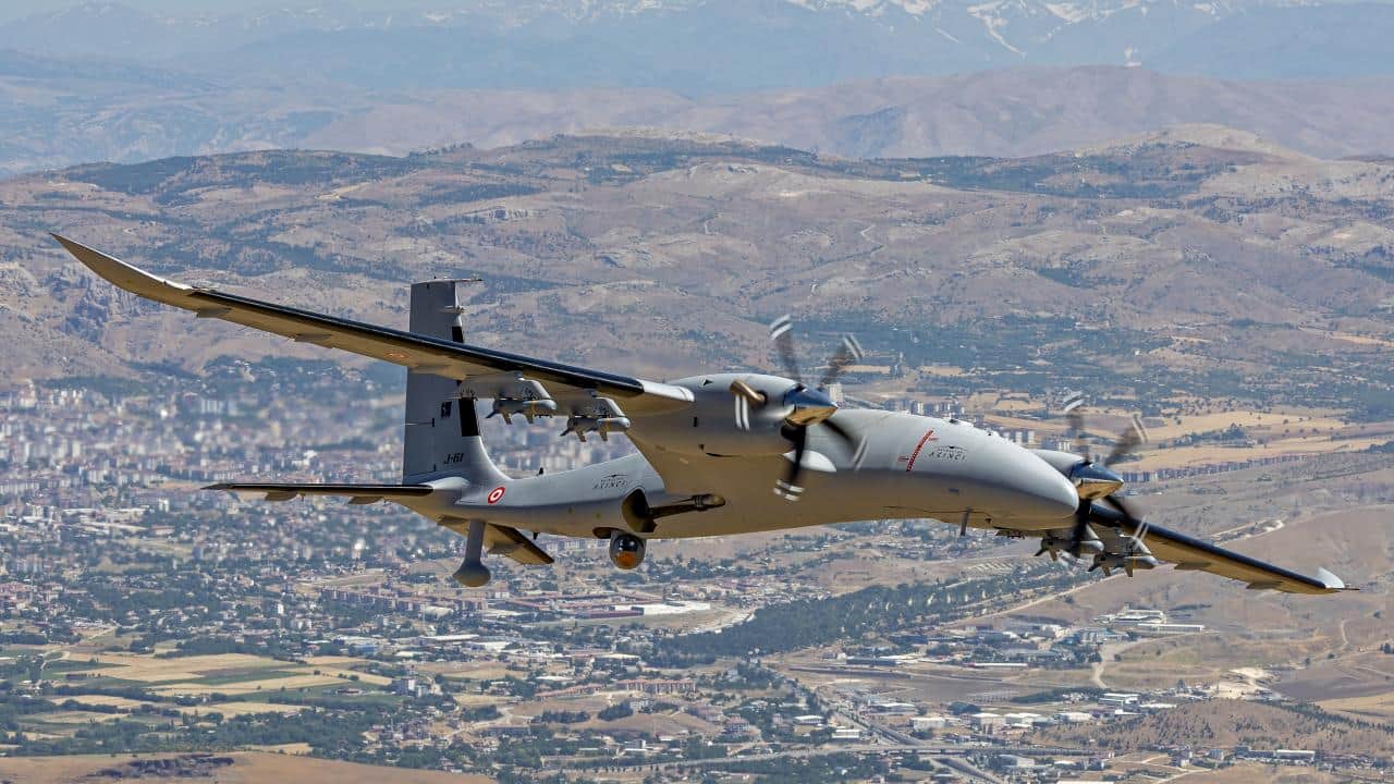 Foto - AKINCI TİHA helikopterden böyle görüntülendi