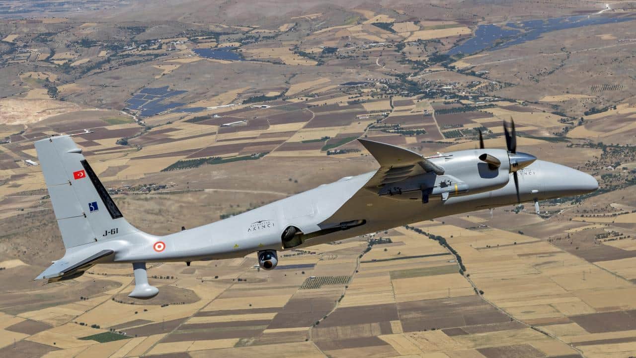 AKINCI TİHA helikopterden böyle görüntülendi