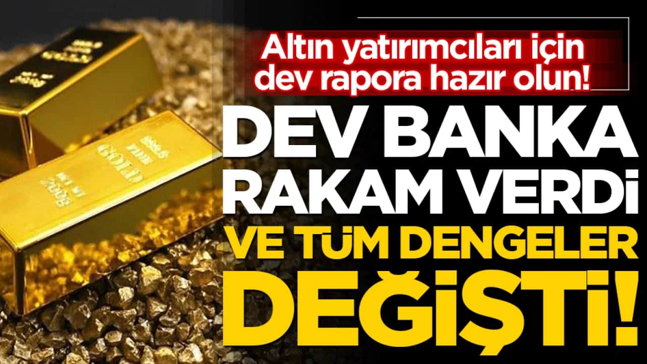 Altın yatırımcıları için dev rapora hazır olun! Altında dengeleri değiştirecek 2027 tahmini herkesi şaşırttı!