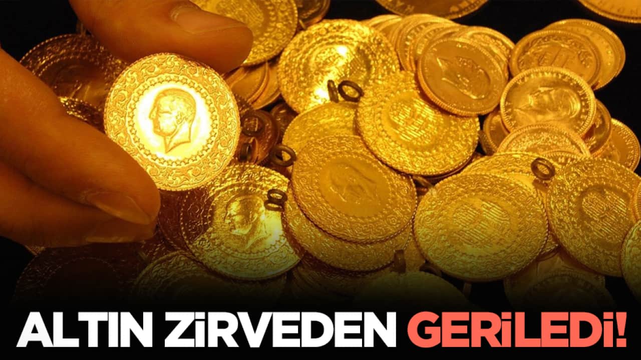 Altın zirveden geriledi!