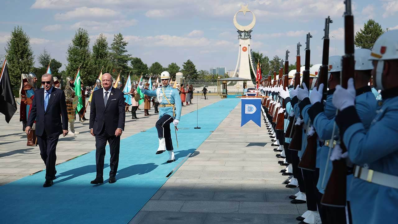 Foto - Ankara’da önemli misafir! Başkan Erdoğan resmi törenle karşıladı
