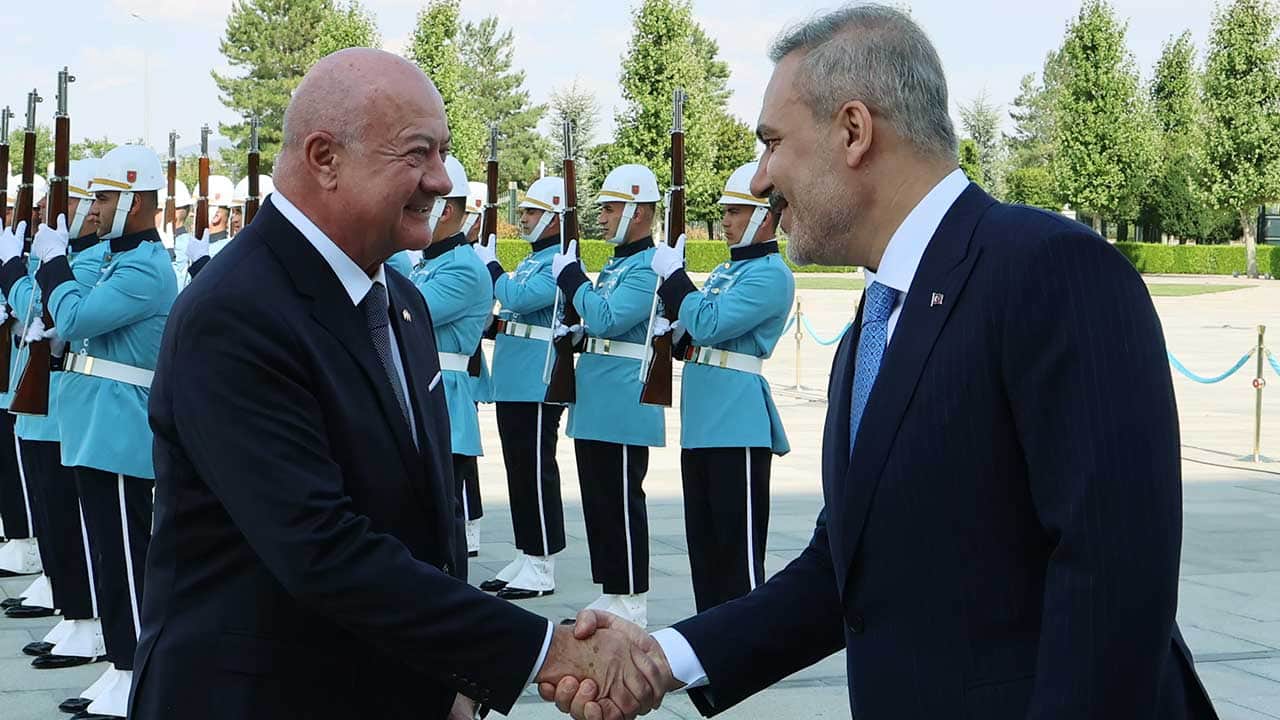 Foto - Ankara’da önemli misafir! Başkan Erdoğan resmi törenle karşıladı