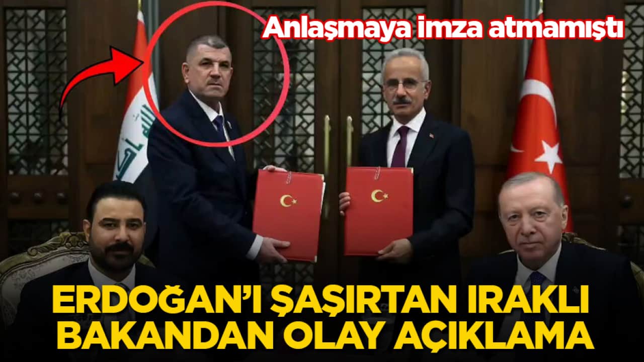 Anlaşmaya imza atmayarak Erdoğan’ı şaşırtmıştı! "İran yanlısı" denilen Iraklı bakandan olay açıklama