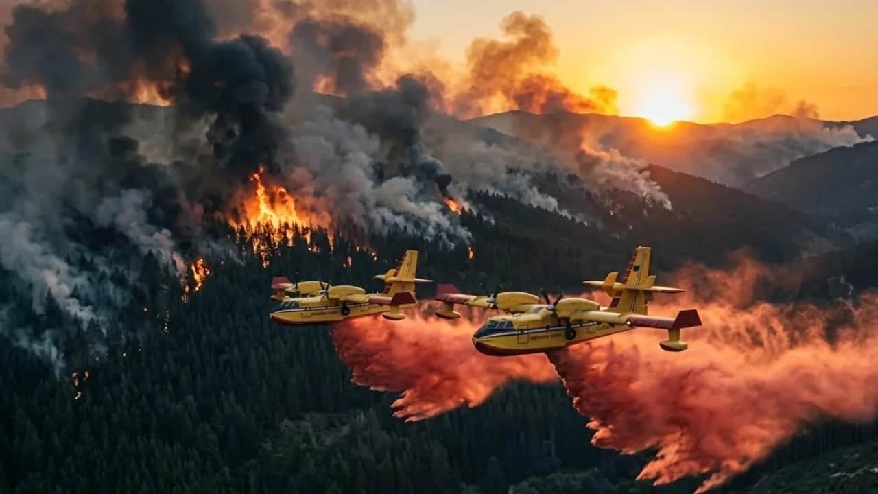 Foto - Avrupa’nın zararı 19 milyar avroyu aştı Orman yangınları ekonomiyi de yaktı