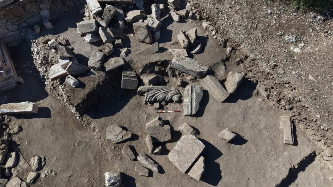 Foto - Bakan Ersoy duyurdu: Aspendos'un sağlık kültürüne ışık tutan bir keşif
