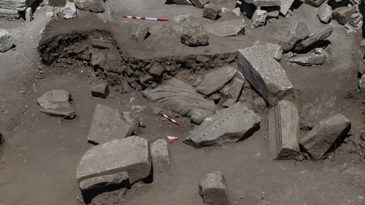 Foto - Bakan Ersoy duyurdu: Aspendos'un sağlık kültürüne ışık tutan bir keşif