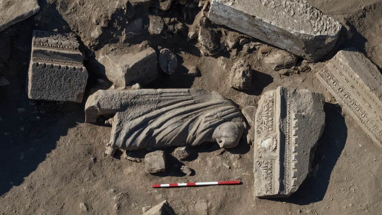 Foto - Bakan Ersoy duyurdu: Aspendos'un sağlık kültürüne ışık tutan bir keşif
