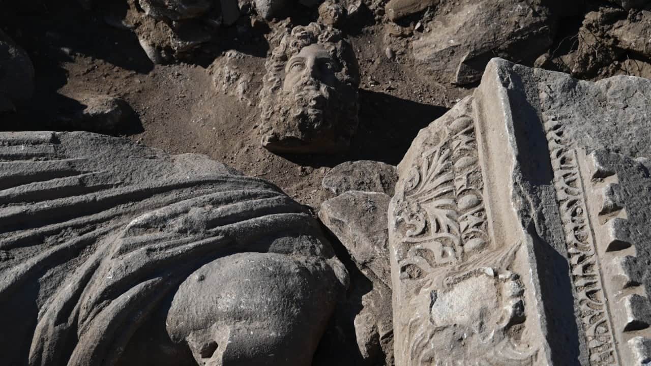 Foto - Bakan Ersoy duyurdu: Aspendos'un sağlık kültürüne ışık tutan bir keşif