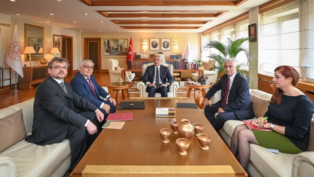 Foto - Bakan Ersoy, Rusya'nın yeni büyükelçisini ağırladı...