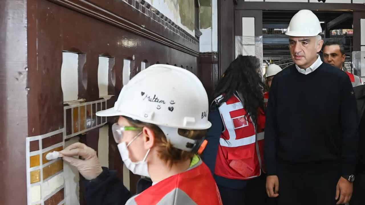 Foto - Bakan Ersoy Sirkeci Gar Sahası’ndaki dönüşümü ilk kez paylaştı! Tarihî Sirkeci Garı Yaşayan Kültür Adası’na dönüşecek