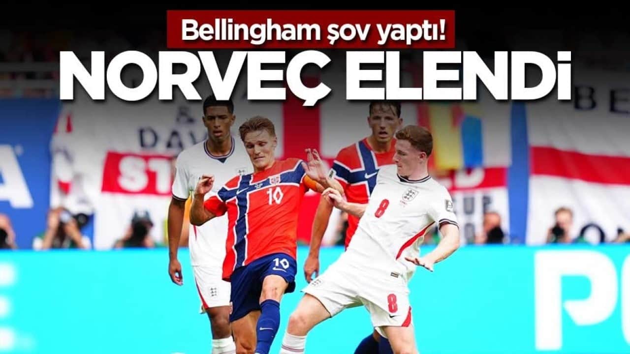 Bellingham şov yaptı! Norveç elendi