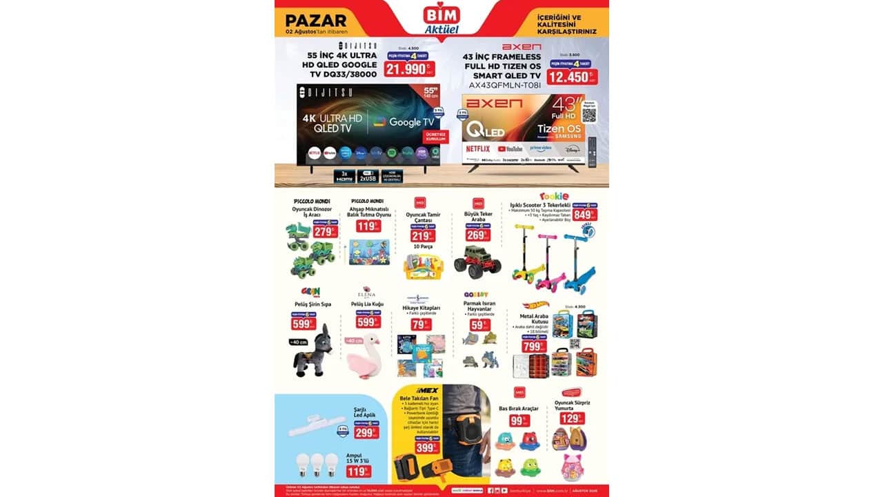 Foto - BİM'de müthiş indirimler! Fiyatları gören bir daha baktı... 31 Temmuz ve 2-4-5 Ağustos 2026 katalog indirimleri