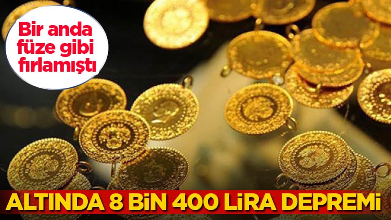 Bir anda füze gibi fırlamıştı! Altında 8 bin 400 lira depremi