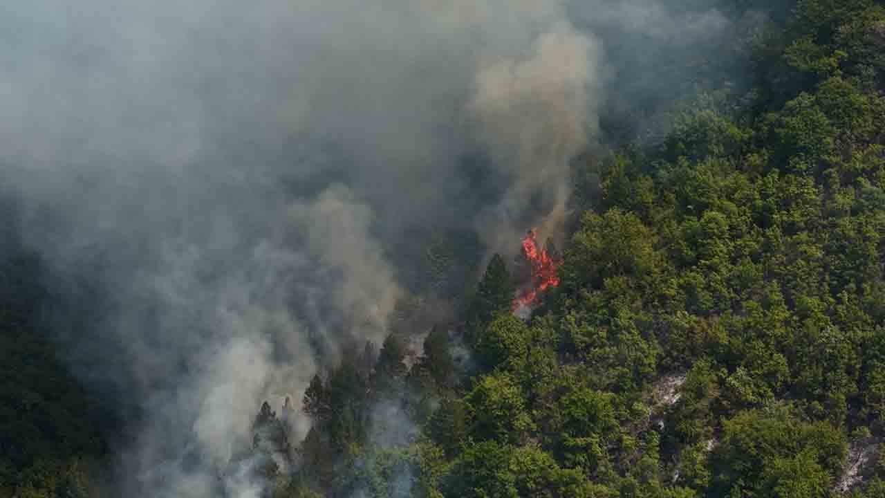 Foto - Bosna’da orman yangınlarına hava operasyonu: Askeri helikopterler devrede