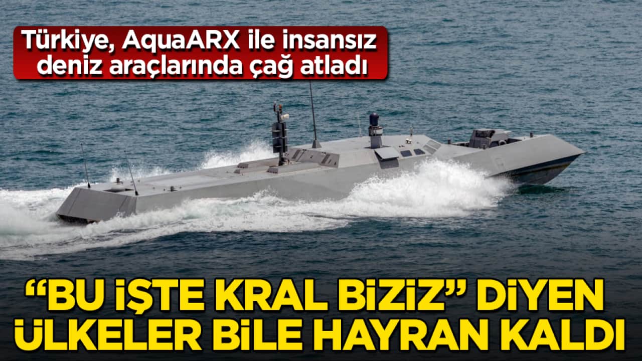 "Bu işte kral biziz" diyen ülkeler bile hayran kaldı! Türkiye, CTech AquaARX ile insansız deniz araçlarında çağ atladı