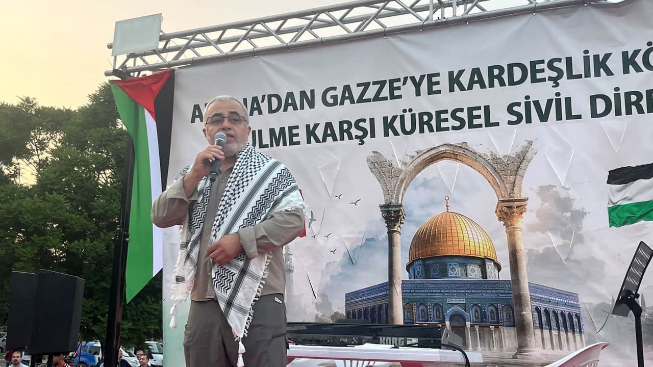 Foto - Bu uzun bir imtihan seferidir! ‘Filistin Konvoyu’nu bütün Adana karşıladı