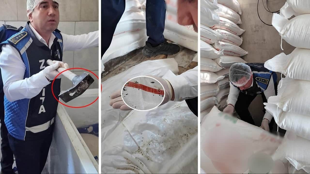 Bunlar insan olamaz! Fırında skandal görüntüler 