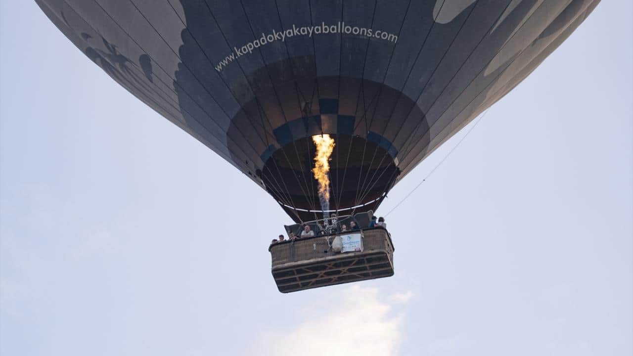 Foto - Burası Pamukkale! Balonlar gökyüzünü, gece müzeciliği tarihi canlandırıyor
