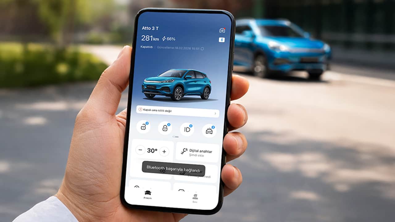 Foto - BYD sınırları aştı! Aracın anahtarı artık saatinizde! İnternet yoksa da sorun yok!