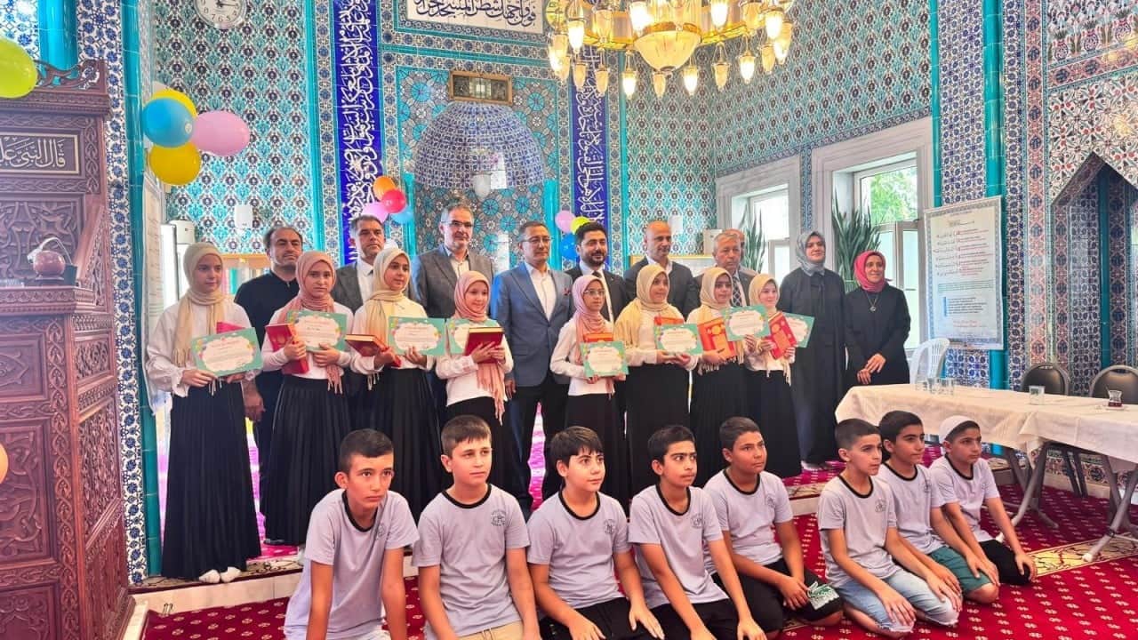 Foto - Çiftlik Demircan Camii’nde Kur’an Kursu coşkusu bu yılda rekor katılım oldu