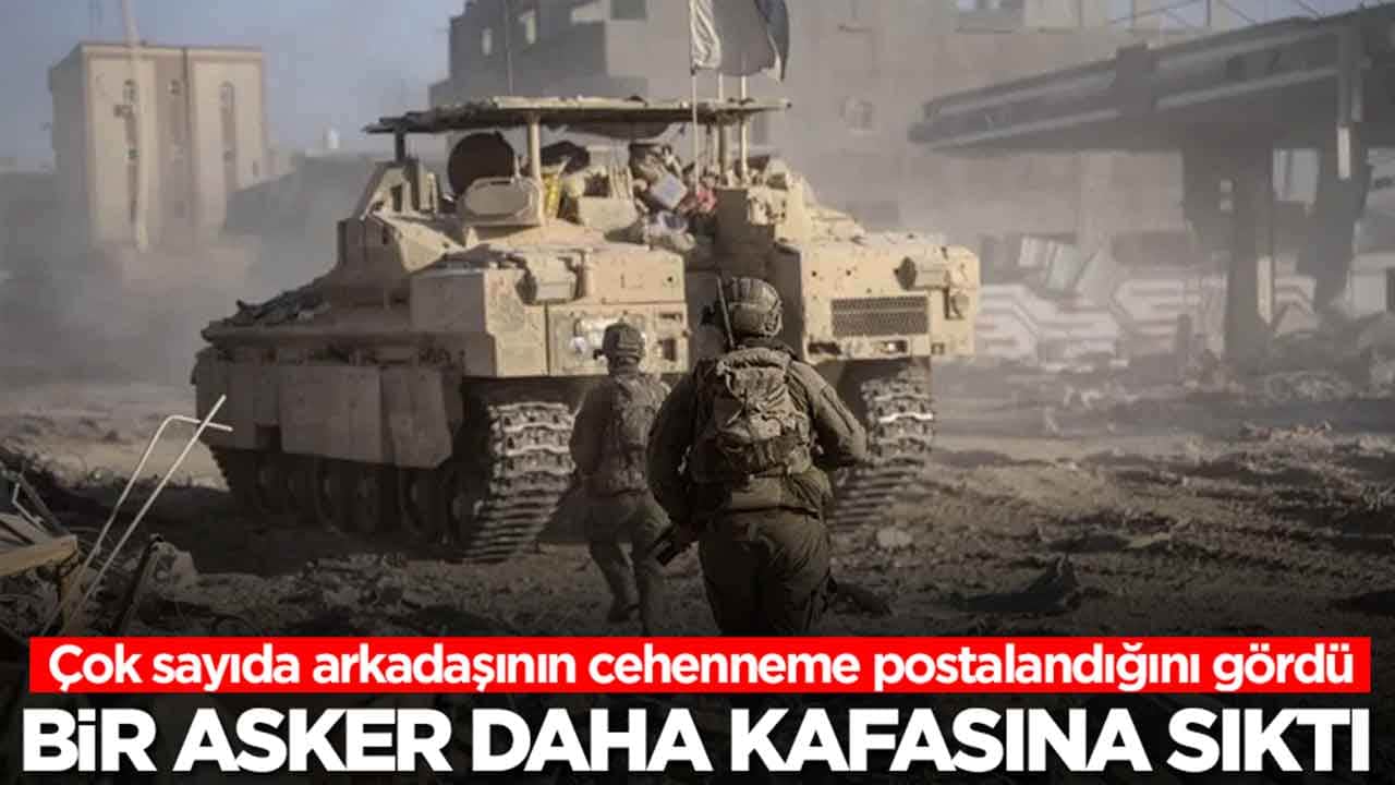 Çok sayıda arkadaşının cehenneme postalandığını gördü: Bir asker daha kafasına sıktı