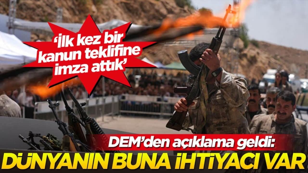 DEM Parti'den çerçeve yasaya ilişkin açıklama: Dünyanın buna ihtiyacı var